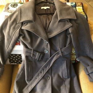 New York and Co. Grey Winter Trench Coat